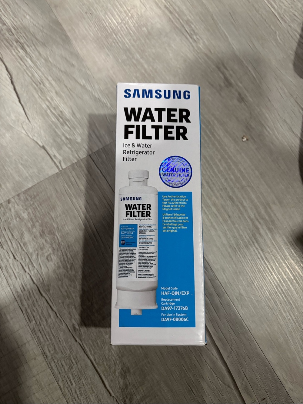 Samsung Water Filter - White genuine - BNWT DS-S/22